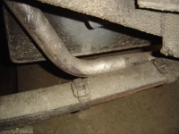  evidence of where spring band had been rubbing on the exhaust